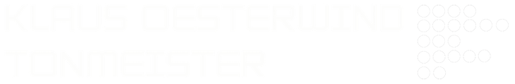 Klaus Oesterwind – Tonmeister Logo